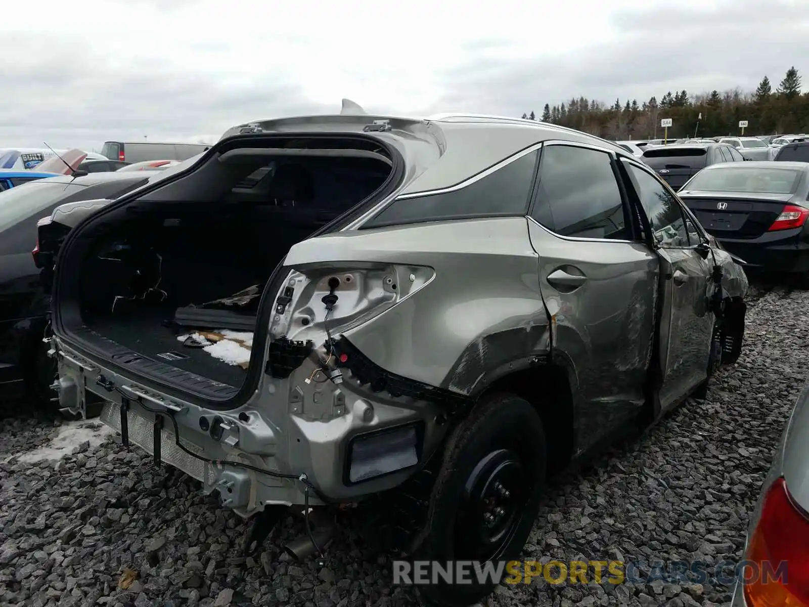 4 Фотография поврежденного автомобиля 2T2BZMCA7KC172332 LEXUS RX 350 BAS 2019