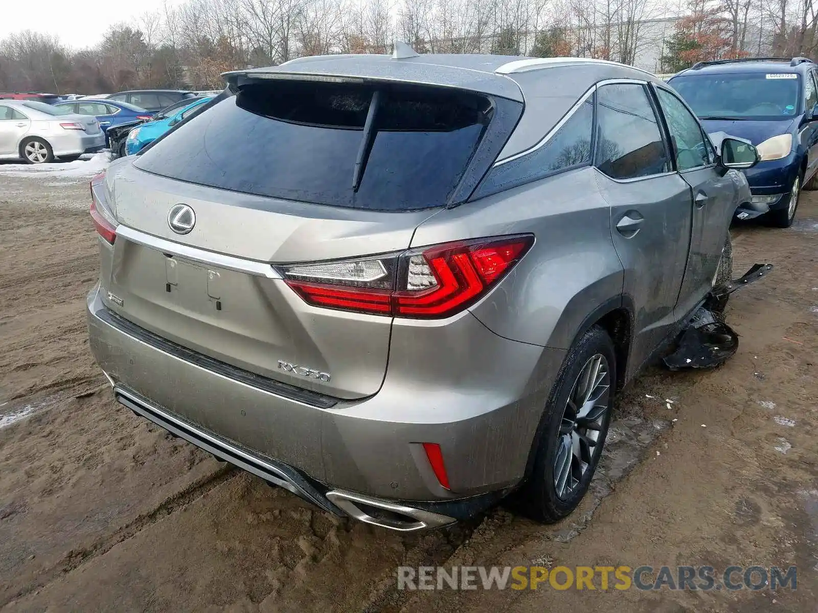 4 Фотография поврежденного автомобиля 2T2BZMCA7KC172816 LEXUS RX 350 BAS 2019