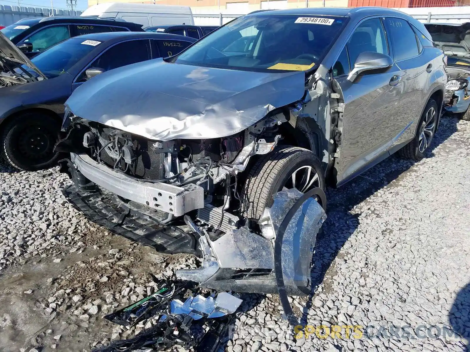 2 Photograph of a damaged car 2T2BZMCA7KC196162 LEXUS RX 350 BAS 2019