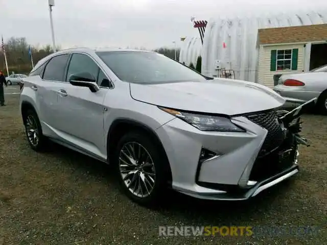 1 Фотография поврежденного автомобиля 2T2BZMCA8KC169391 LEXUS RX 350 BAS 2019