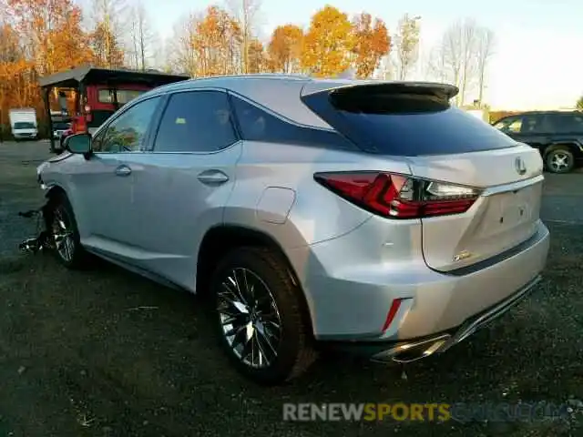 3 Фотография поврежденного автомобиля 2T2BZMCA8KC169391 LEXUS RX 350 BAS 2019