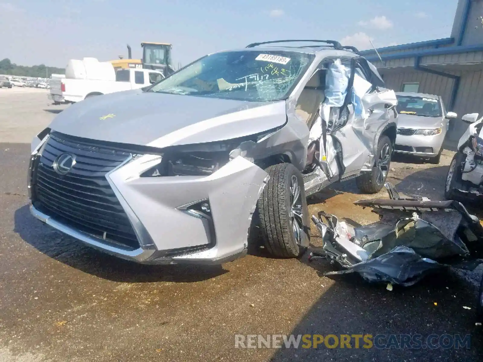 2 Photograph of a damaged car 2T2BZMCA8KC181282 LEXUS RX 350 BAS 2019