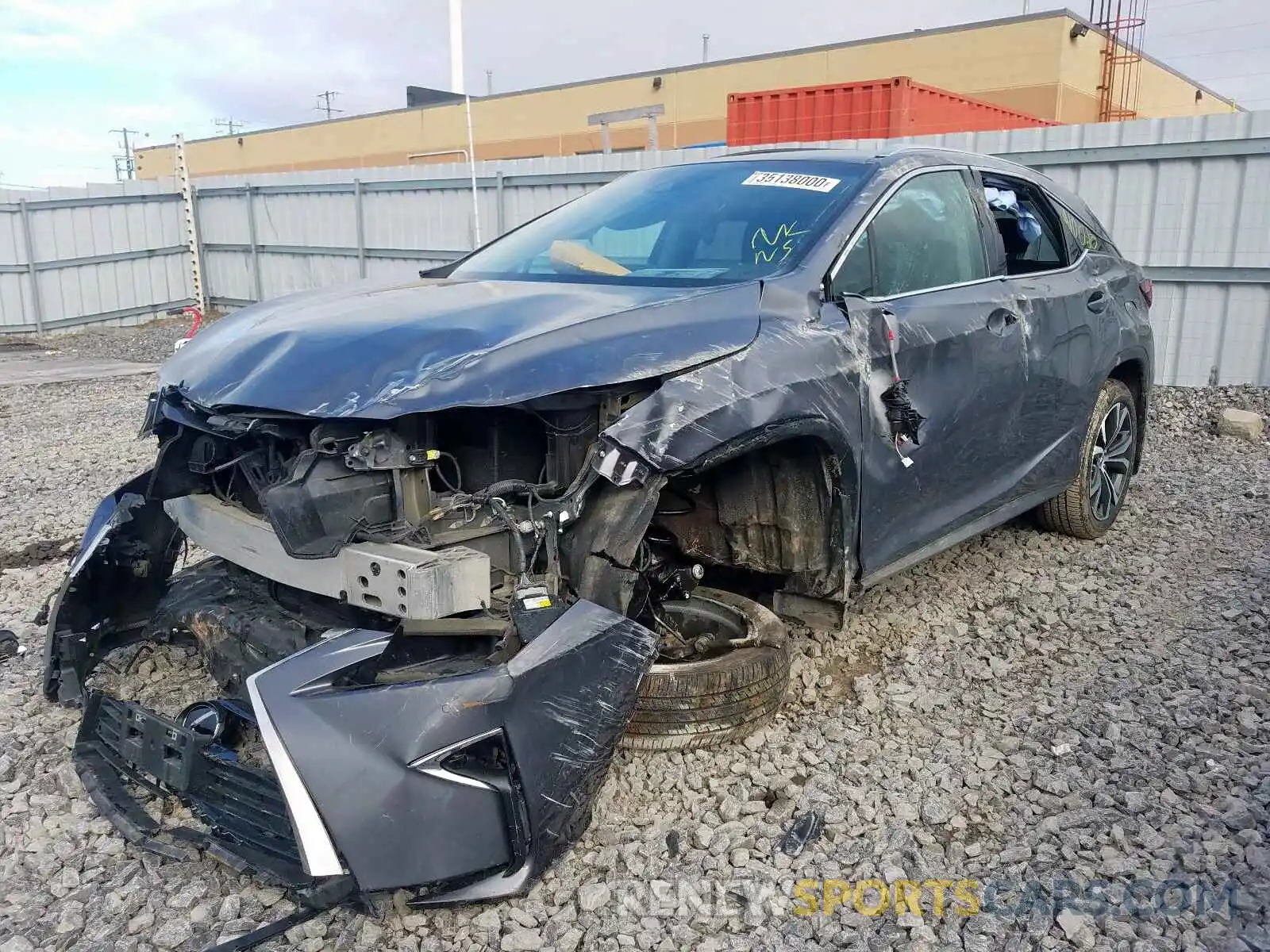 2 Photograph of a damaged car 2T2BZMCA8KC181816 LEXUS RX 350 BAS 2019