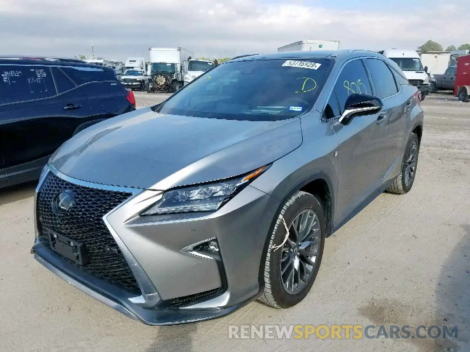 2 Фотография поврежденного автомобиля 2T2BZMCA8KC187745 LEXUS RX 350 BAS 2019