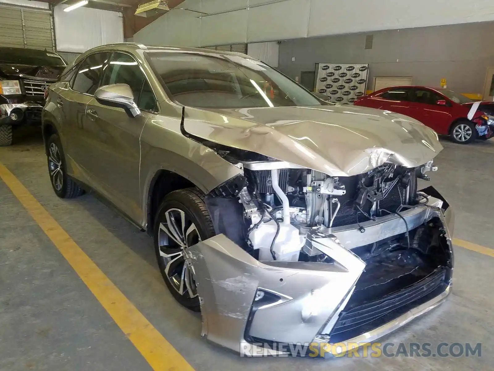 1 Photograph of a damaged car 2T2BZMCA8KC193450 LEXUS RX 350 BAS 2019