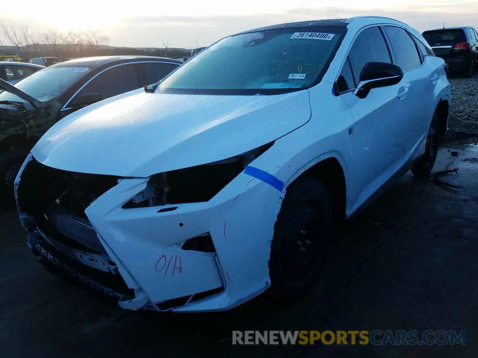 2 Photograph of a damaged car 2T2BZMCA8KC205175 LEXUS RX 350 BAS 2019