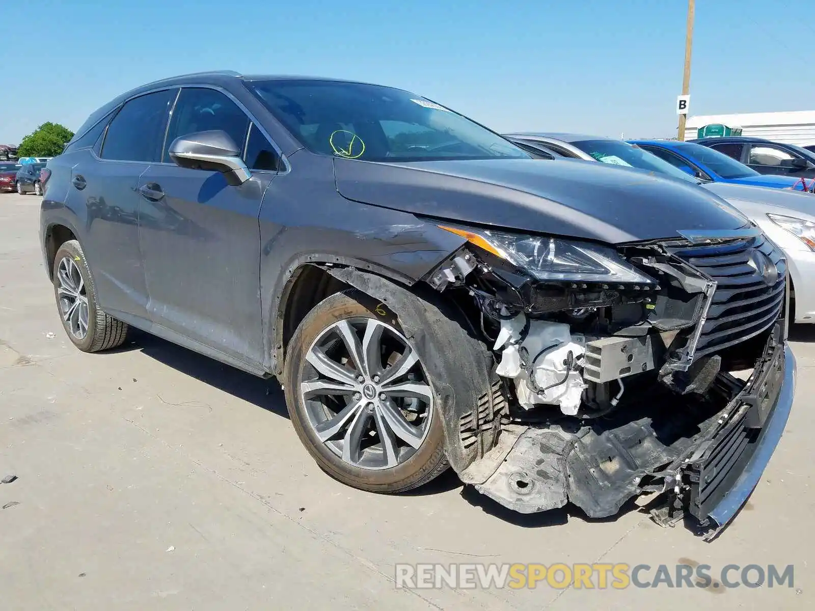 1 Photograph of a damaged car 2T2BZMCA9KC178908 LEXUS RX 350 BAS 2019