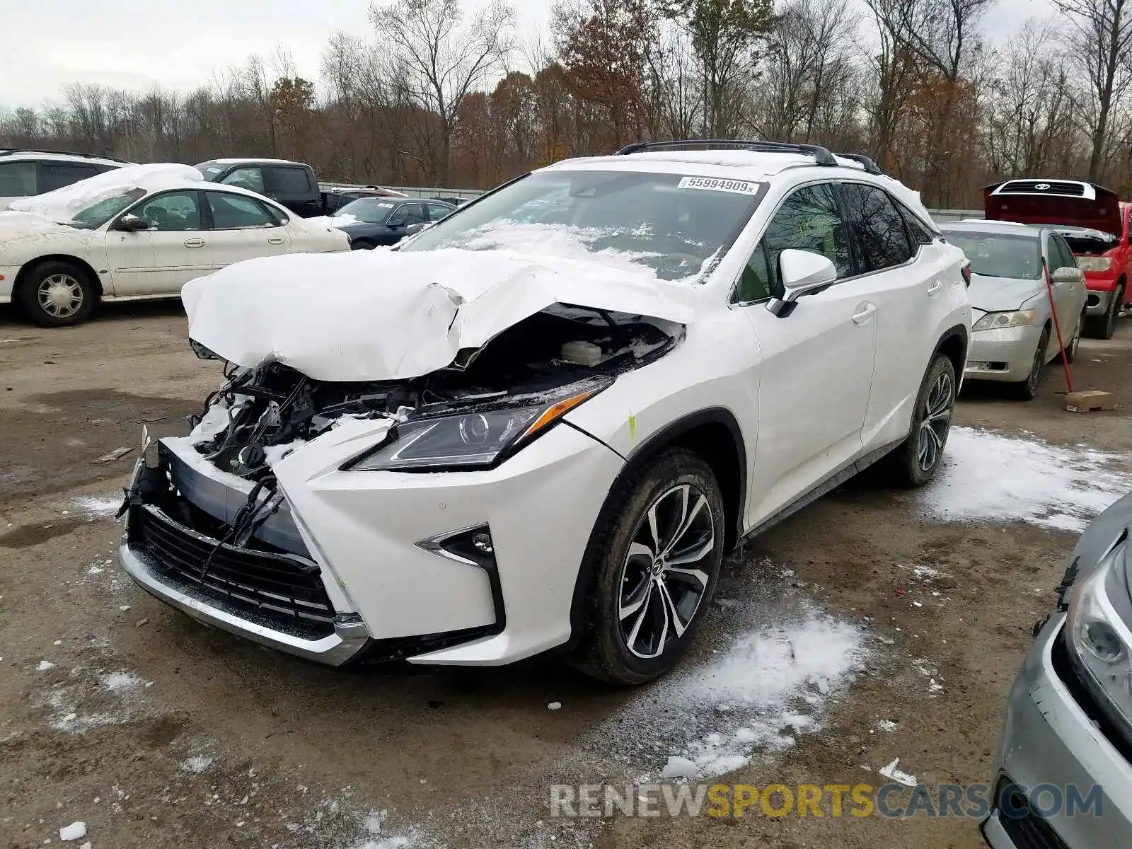 2 Photograph of a damaged car 2T2BZMCA9KC203726 LEXUS RX 350 BAS 2019