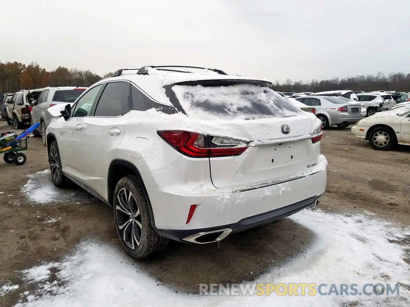 3 Фотография поврежденного автомобиля 2T2BZMCA9KC203726 LEXUS RX 350 BAS 2019