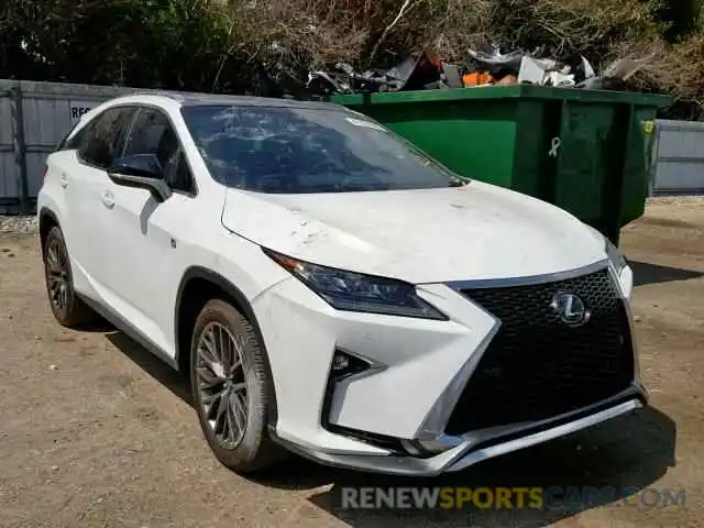 1 Фотография поврежденного автомобиля 2T2BZMCAXKC169375 LEXUS RX 350 BAS 2019