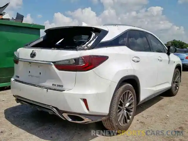 4 Фотография поврежденного автомобиля 2T2BZMCAXKC169375 LEXUS RX 350 BAS 2019