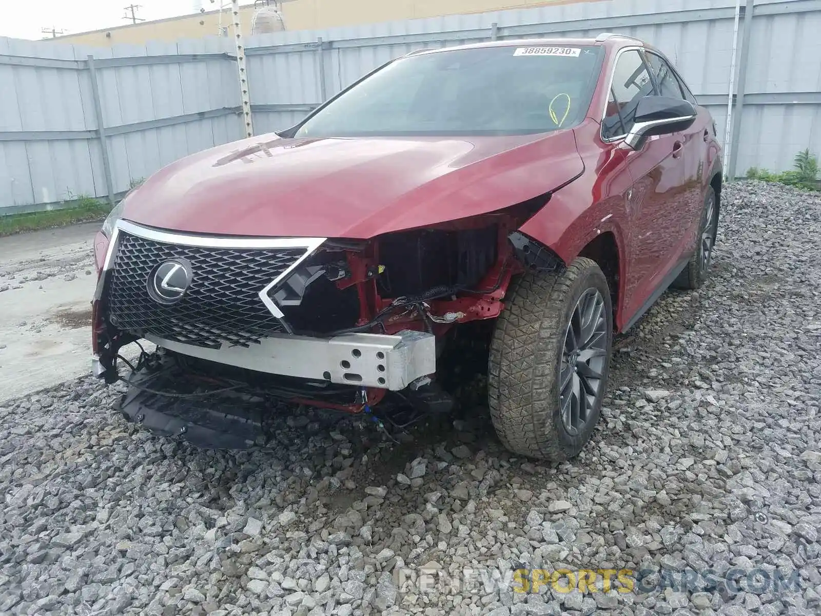 2 Photograph of a damaged car 2T2BZMCAXKC171658 LEXUS RX 350 BAS 2019