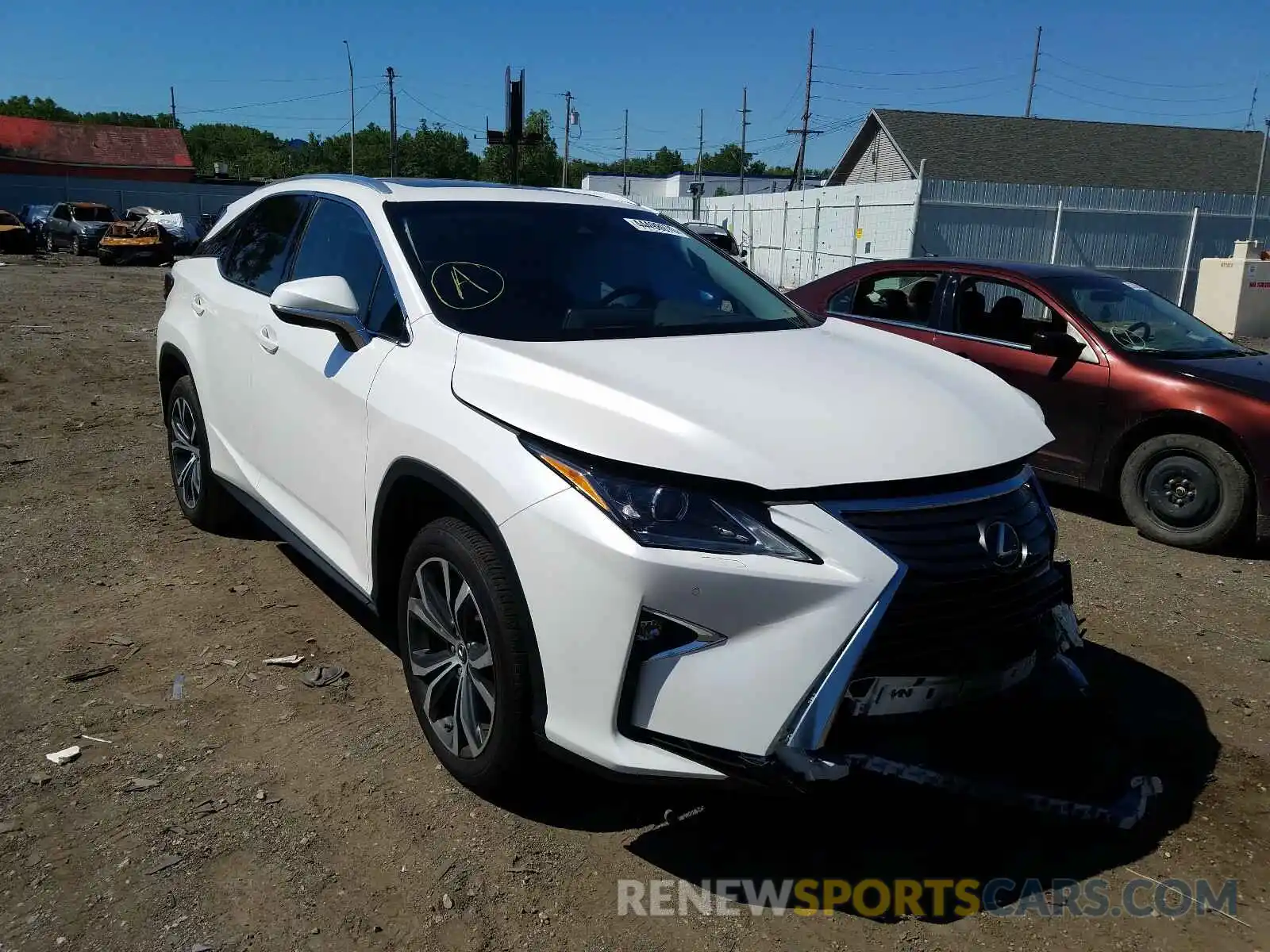 1 Photograph of a damaged car 2T2BZMCAXKC172549 LEXUS RX 350 BAS 2019