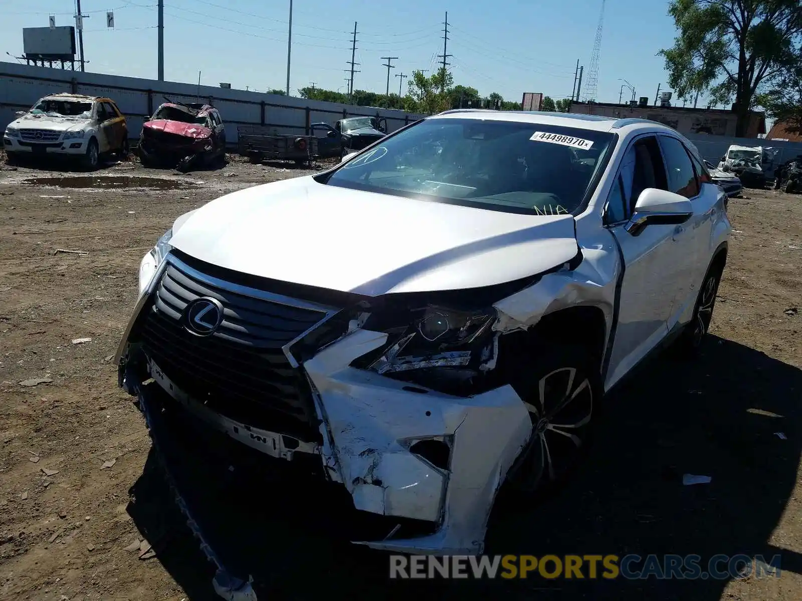 2 Photograph of a damaged car 2T2BZMCAXKC172549 LEXUS RX 350 BAS 2019