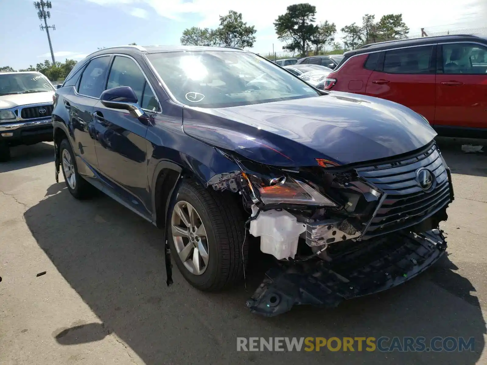 1 Photograph of a damaged car 2T2BZMCAXKC204335 LEXUS RX 350 BAS 2019