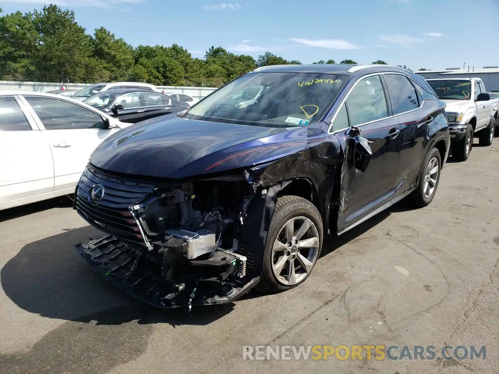 2 Photograph of a damaged car 2T2BZMCAXKC204335 LEXUS RX 350 BAS 2019