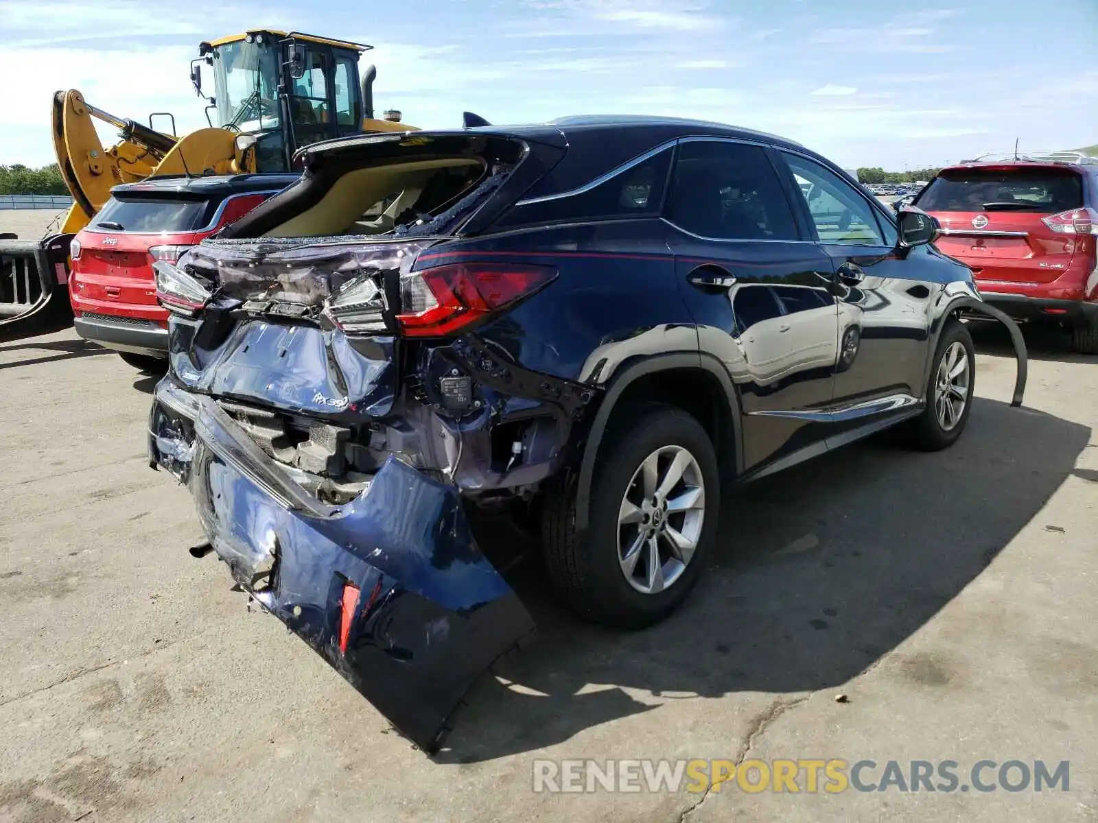 4 Photograph of a damaged car 2T2BZMCAXKC204335 LEXUS RX 350 BAS 2019