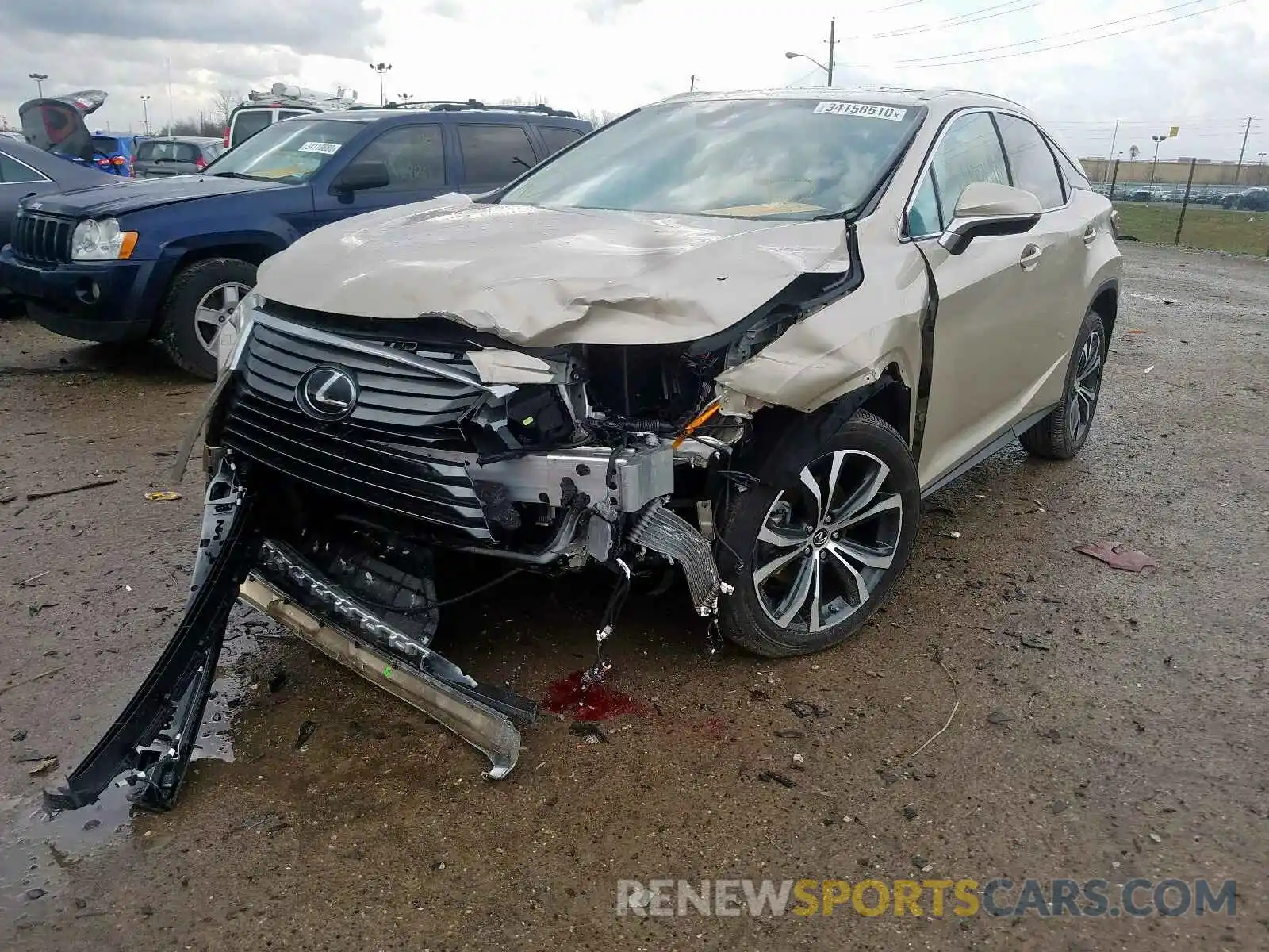 2 Фотография поврежденного автомобиля 2T2BZMCAXKC211219 LEXUS RX 350 BAS 2019