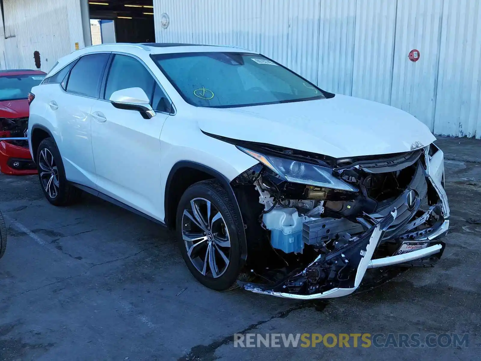 1 Photograph of a damaged car 2T2ZZMCA0KC121365 LEXUS RX 350 BAS 2019