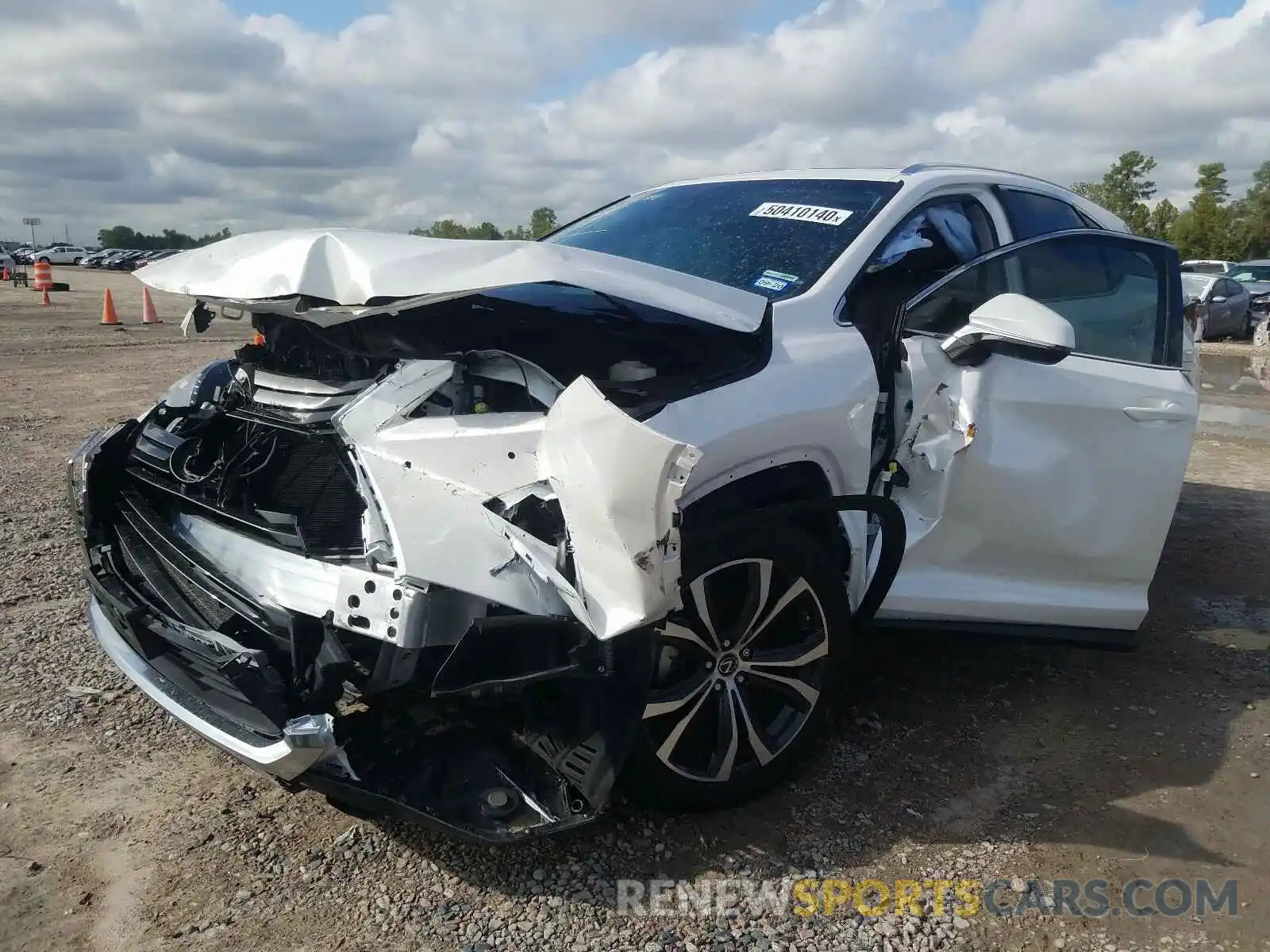 2 Photograph of a damaged car 2T2ZZMCA0KC135041 LEXUS RX 350 BAS 2019