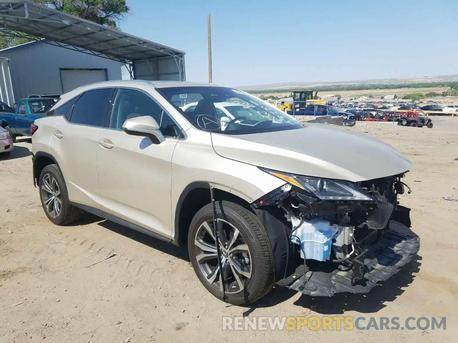 1 Photograph of a damaged car 2T2ZZMCA0KC135833 LEXUS RX 350 BAS 2019