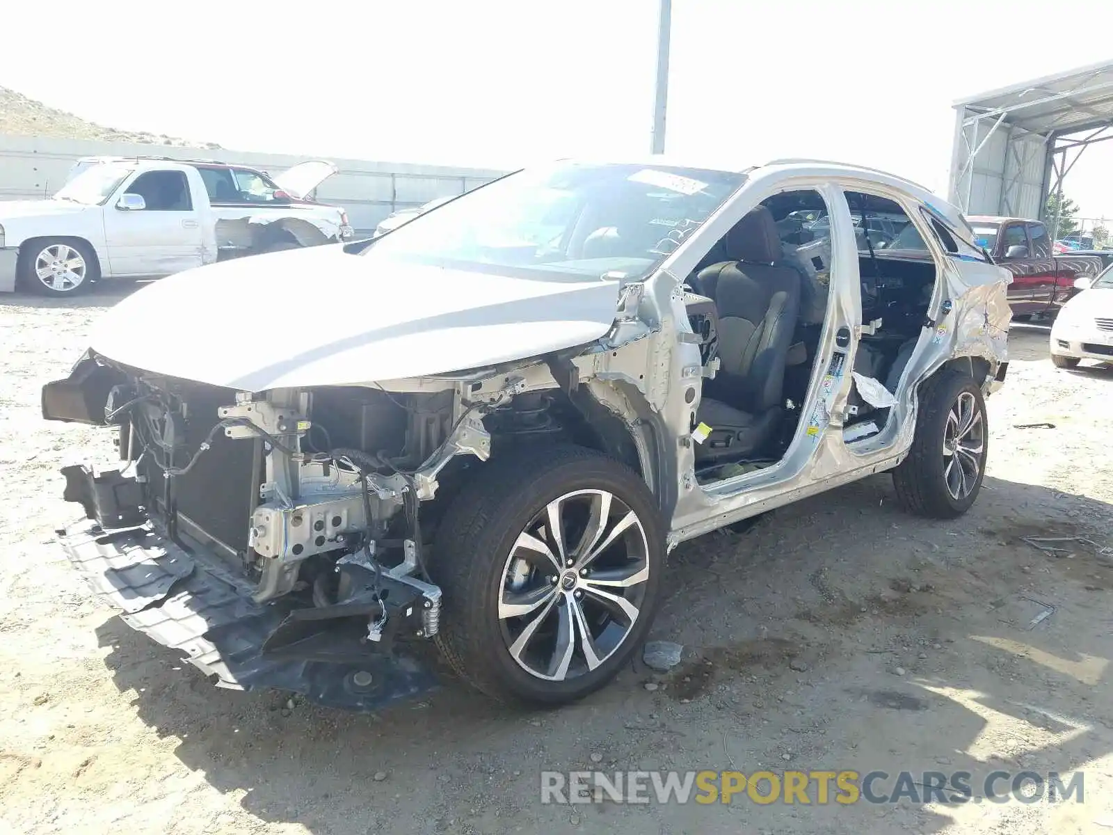 2 Photograph of a damaged car 2T2ZZMCA0KC135833 LEXUS RX 350 BAS 2019