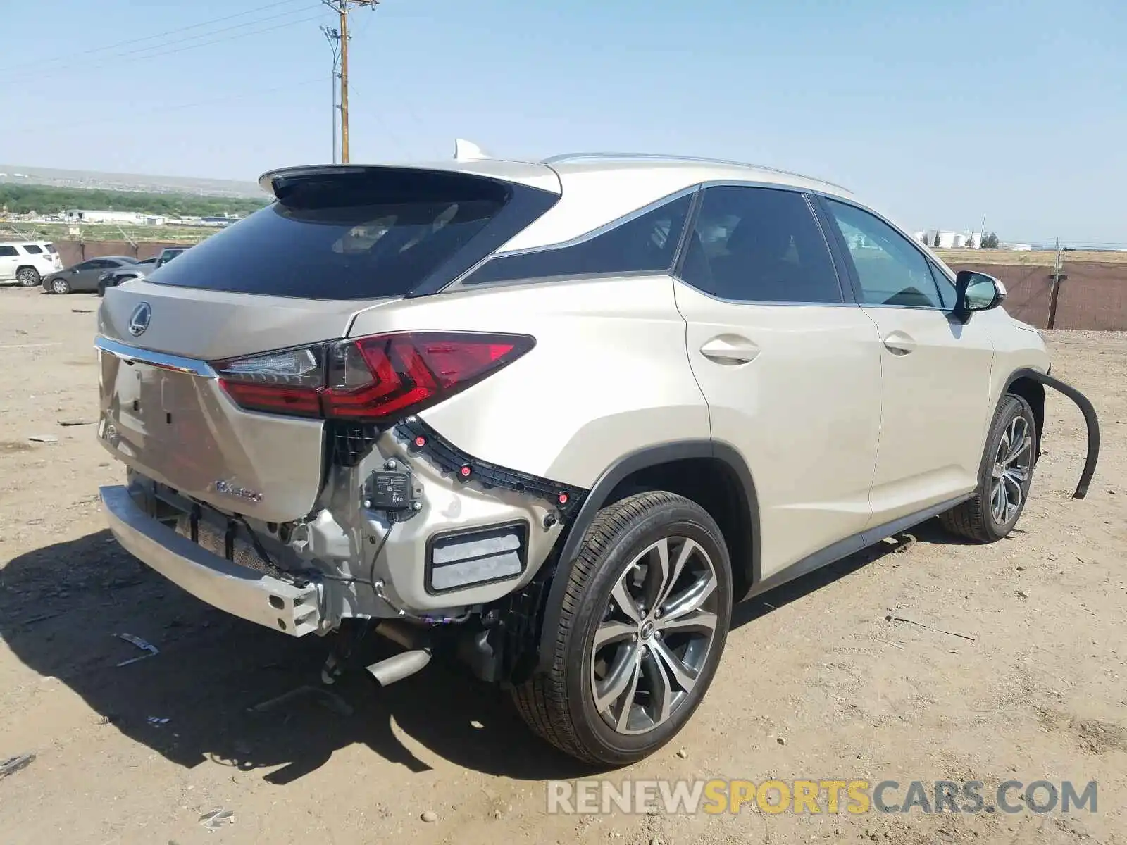 4 Фотография поврежденного автомобиля 2T2ZZMCA0KC135833 LEXUS RX 350 BAS 2019