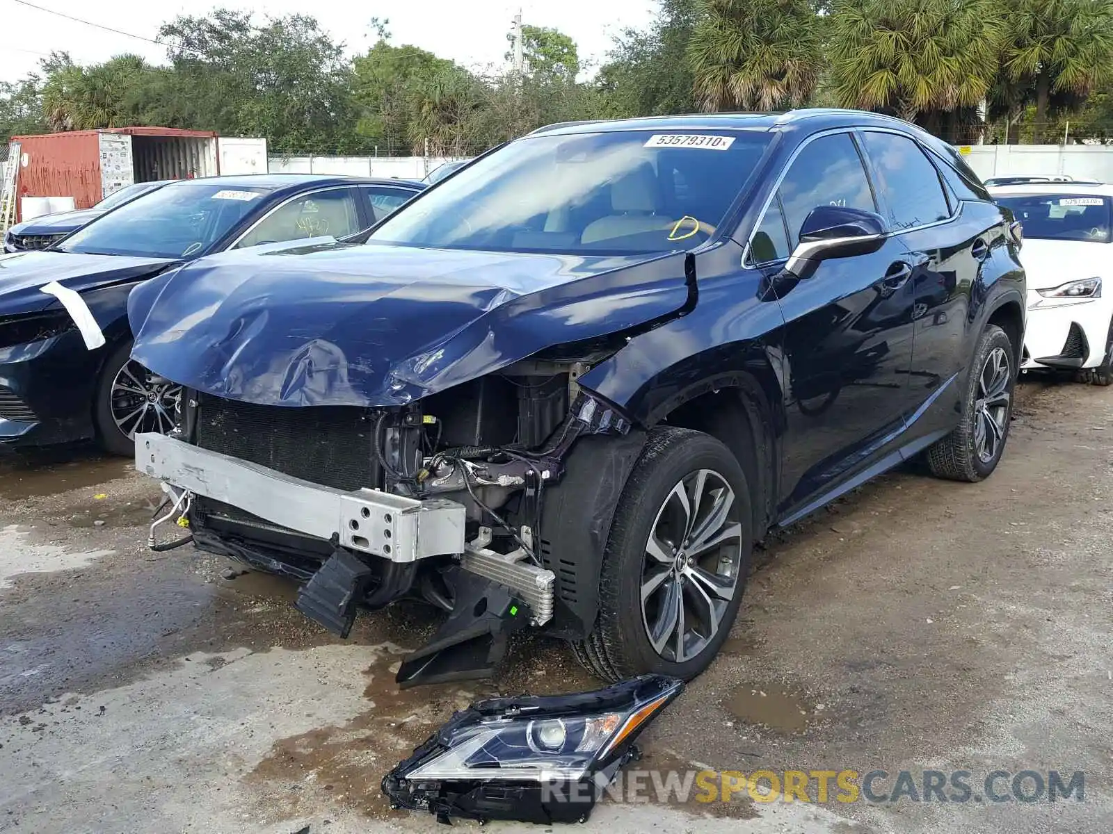 2 Фотография поврежденного автомобиля 2T2ZZMCA1KC119415 LEXUS RX 350 BAS 2019