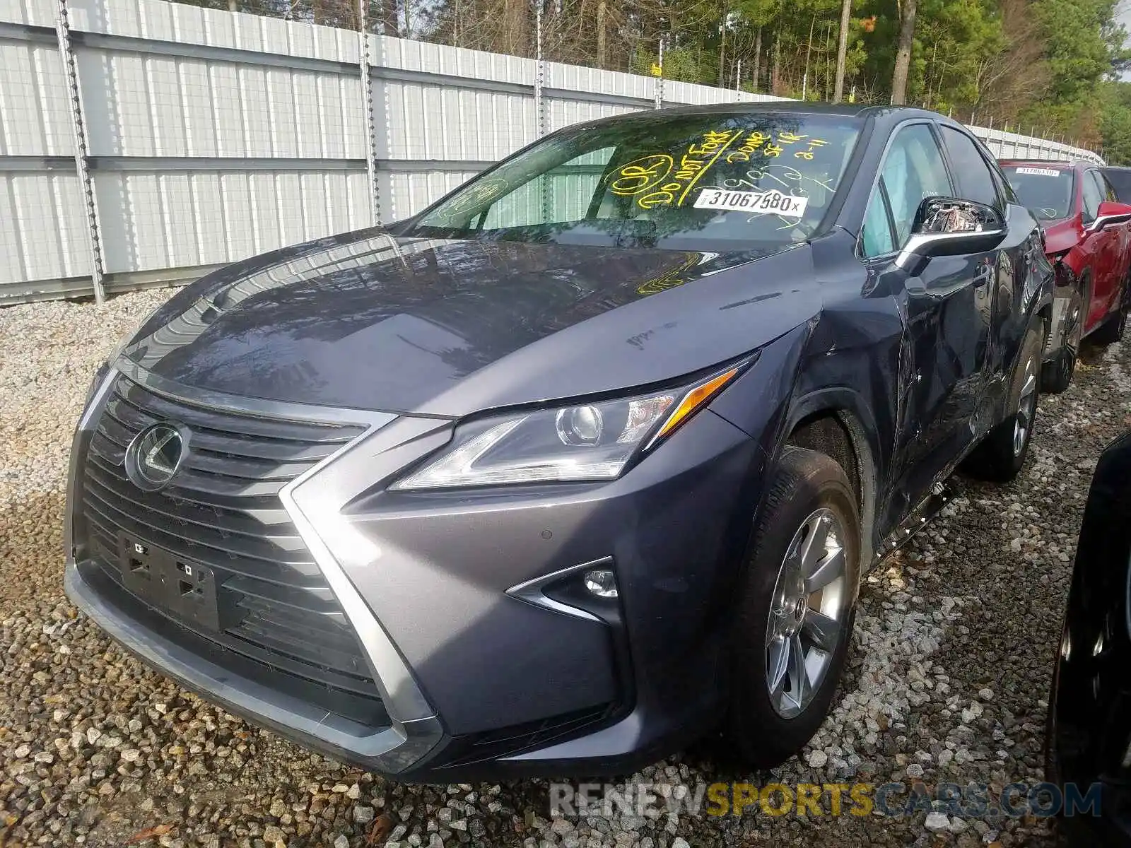 2 Photograph of a damaged car 2T2ZZMCA1KC119754 LEXUS RX 350 BAS 2019