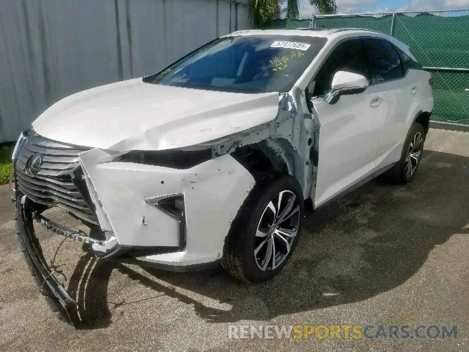 2 Photograph of a damaged car 2T2ZZMCA1KC136957 LEXUS RX 350 BAS 2019