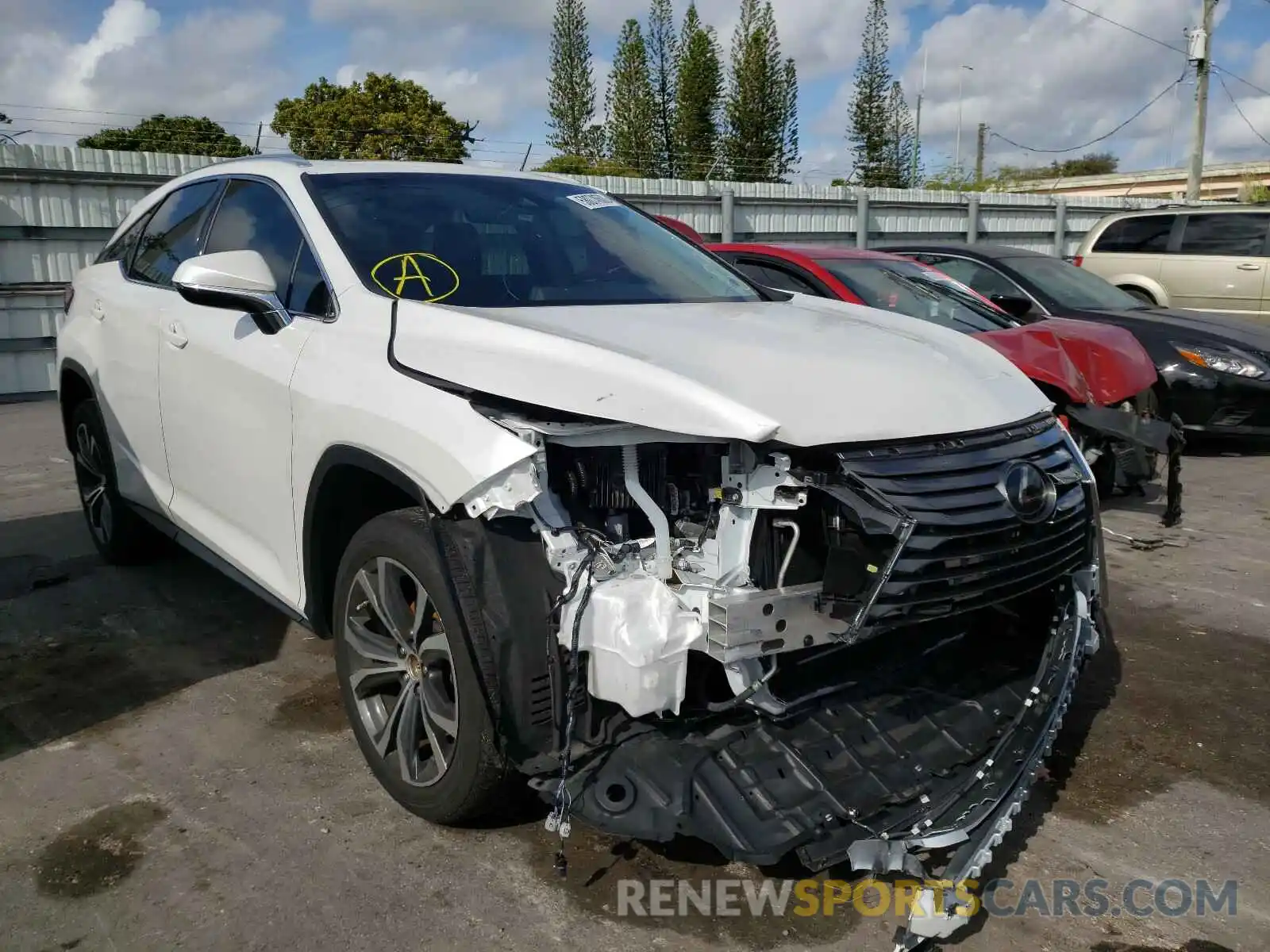 1 Photograph of a damaged car 2T2ZZMCA2KC140208 LEXUS RX 350 BAS 2019