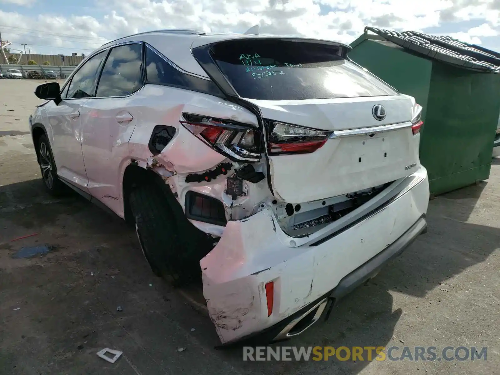 3 Photograph of a damaged car 2T2ZZMCA2KC140208 LEXUS RX 350 BAS 2019