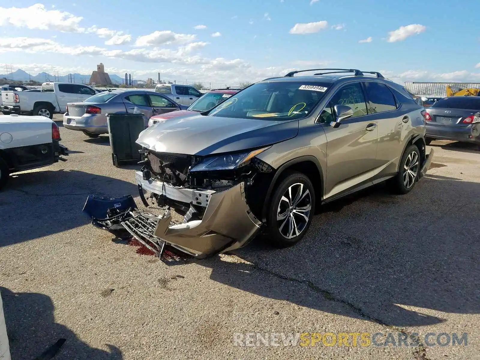 2 Фотография поврежденного автомобиля 2T2ZZMCA2KC149751 LEXUS RX 350 BAS 2019