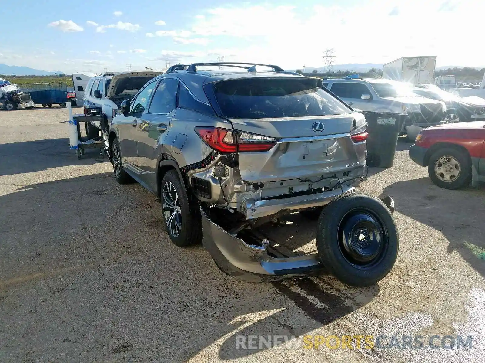 3 Фотография поврежденного автомобиля 2T2ZZMCA2KC149751 LEXUS RX 350 BAS 2019