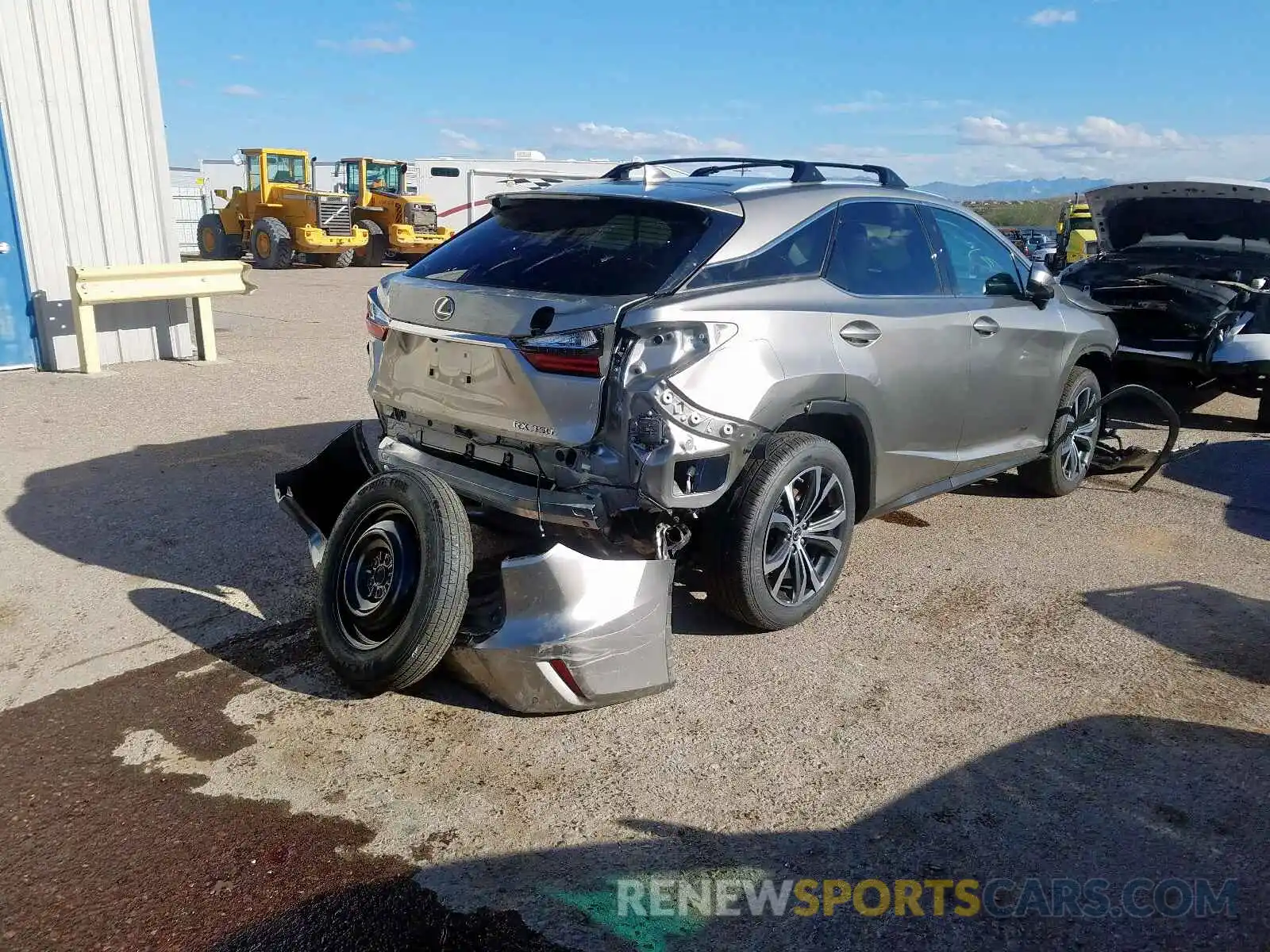 4 Photograph of a damaged car 2T2ZZMCA2KC149751 LEXUS RX 350 BAS 2019