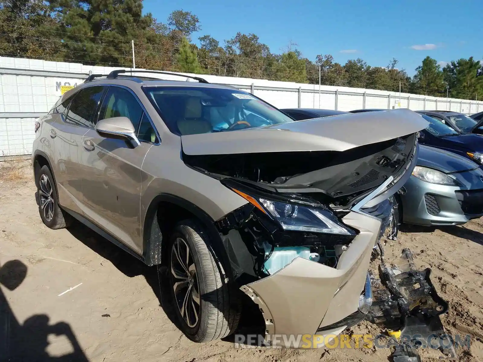 1 Photograph of a damaged car 2T2ZZMCA3KC124518 LEXUS RX 350 BAS 2019