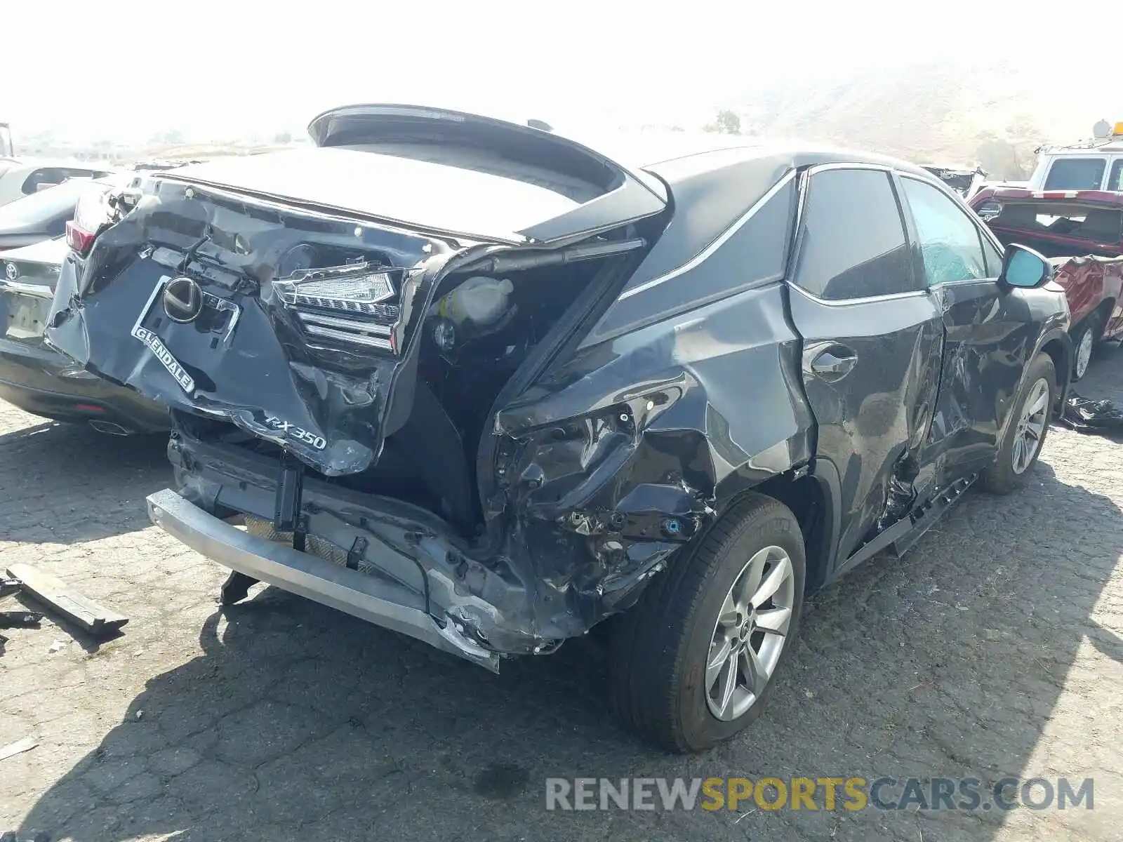 4 Фотография поврежденного автомобиля 2T2ZZMCA3KC134384 LEXUS RX 350 BAS 2019