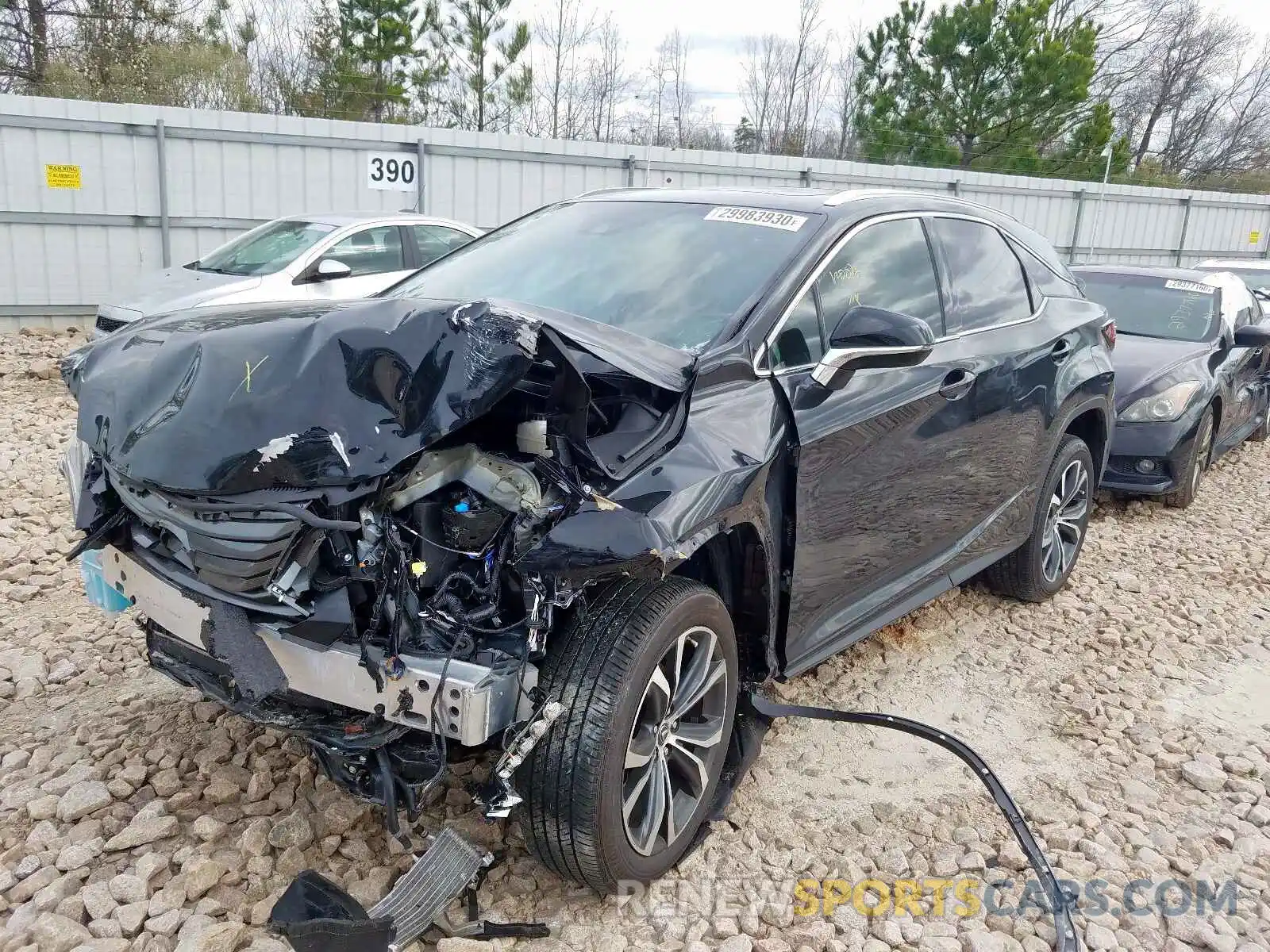 2 Фотография поврежденного автомобиля 2T2ZZMCA3KC135101 LEXUS RX 350 BAS 2019