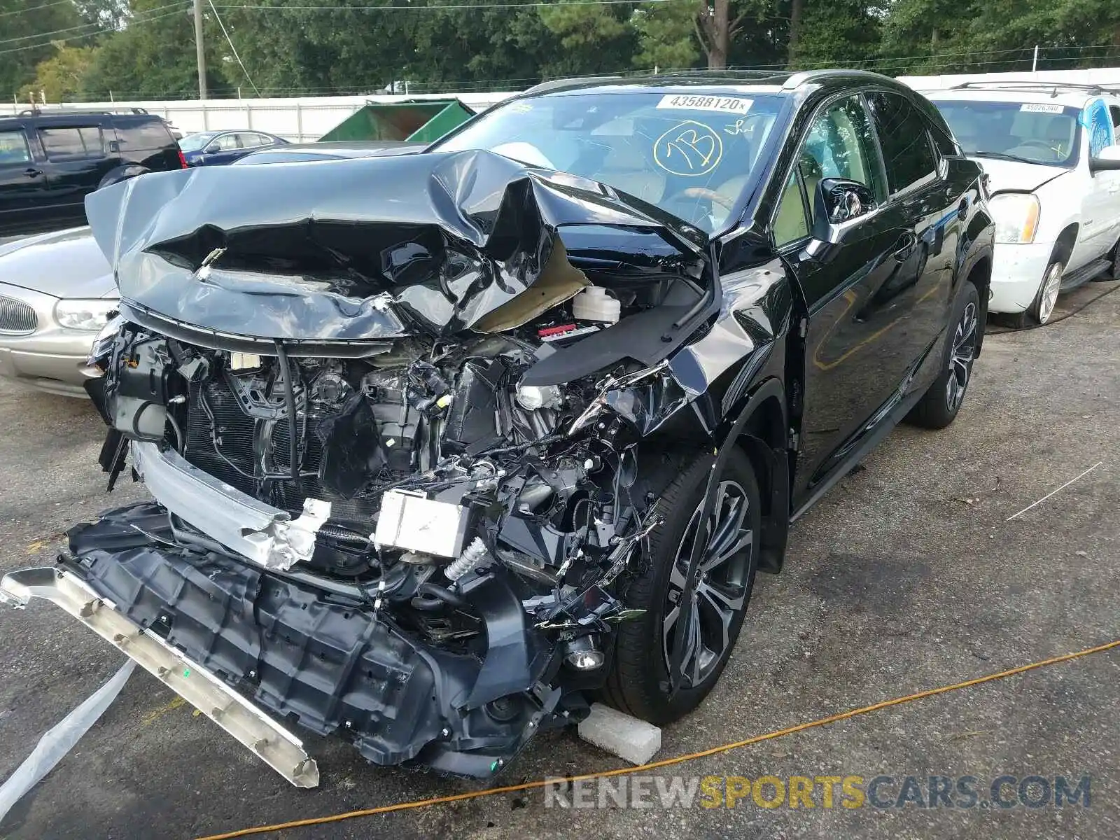 2 Photograph of a damaged car 2T2ZZMCA3KC150245 LEXUS RX 350 BAS 2019