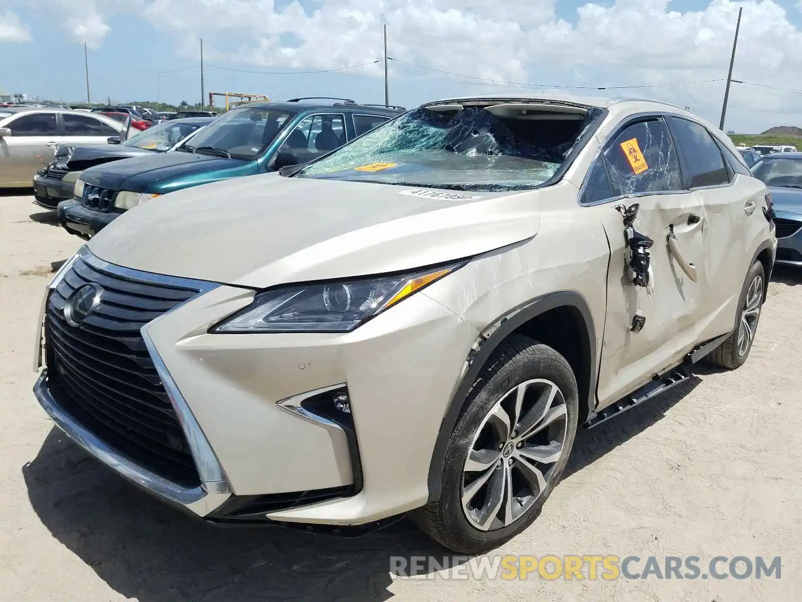 2 Photograph of a damaged car 2T2ZZMCA3KC150665 LEXUS RX 350 BAS 2019