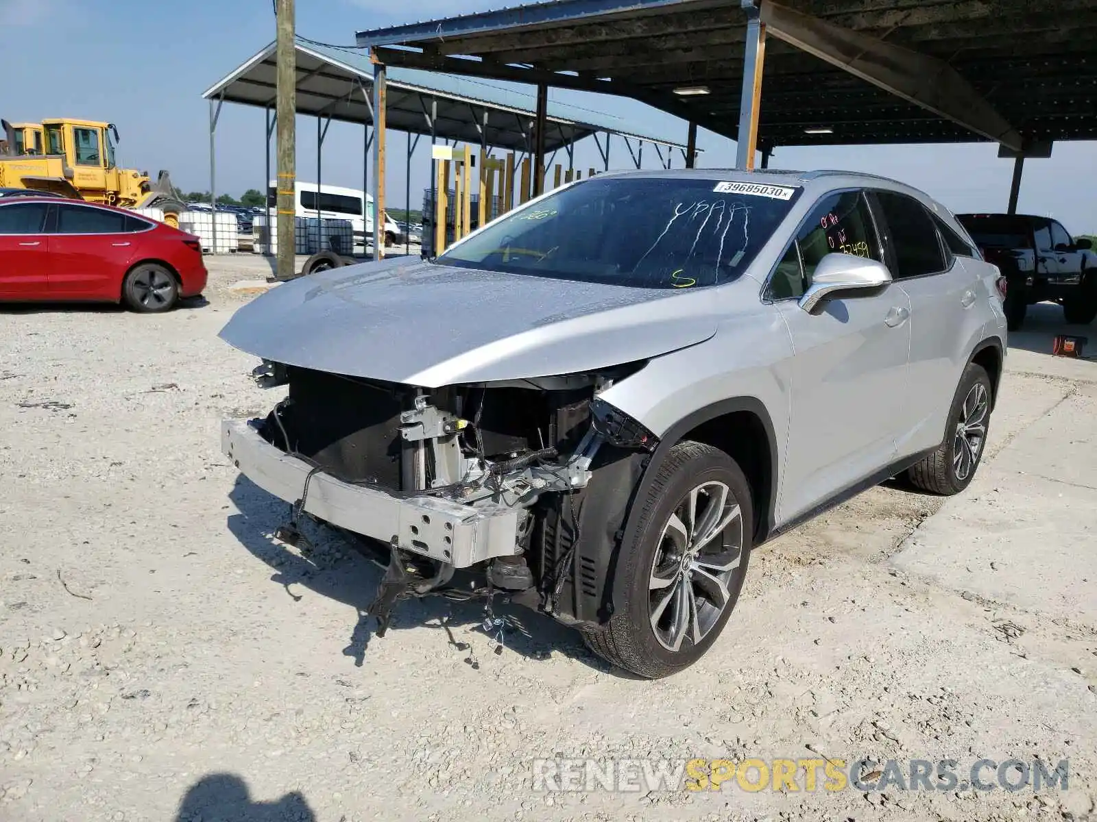 2 Photograph of a damaged car 2T2ZZMCA4KC126424 LEXUS RX 350 BAS 2019