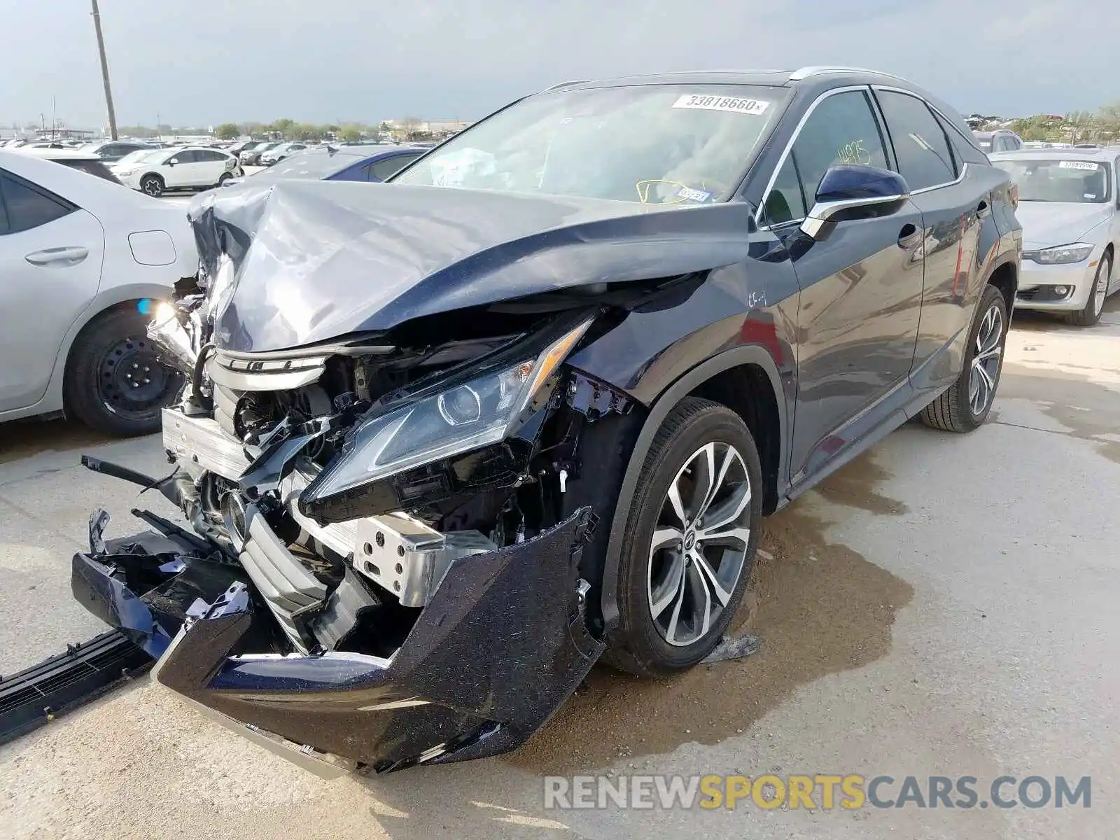 2 Photograph of a damaged car 2T2ZZMCA4KC127508 LEXUS RX 350 BAS 2019