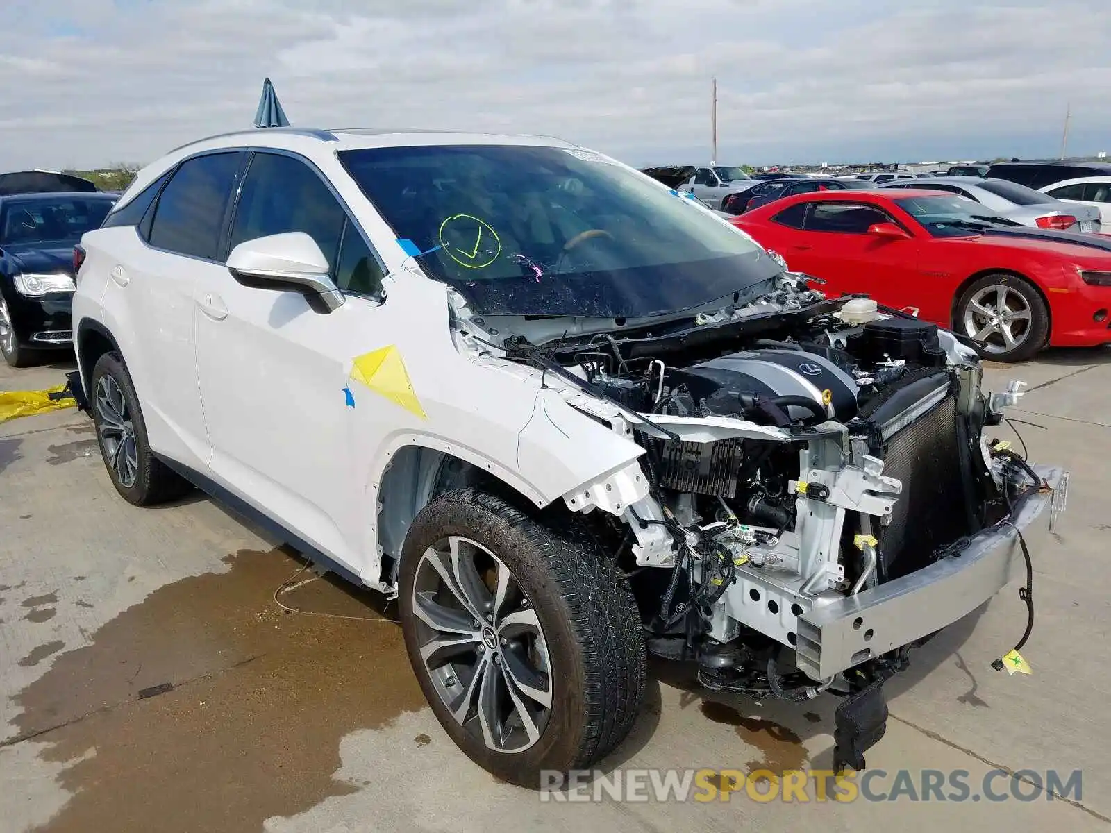 1 Photograph of a damaged car 2T2ZZMCA4KC127590 LEXUS RX 350 BAS 2019