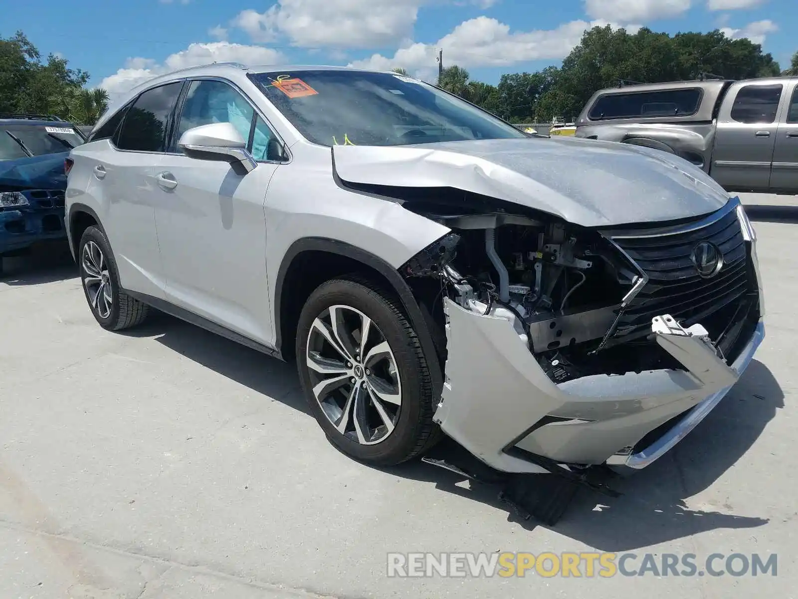 1 Photograph of a damaged car 2T2ZZMCA4KC131428 LEXUS RX 350 BAS 2019