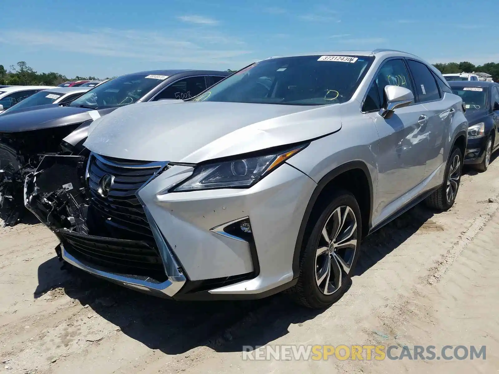 2 Photograph of a damaged car 2T2ZZMCA4KC131428 LEXUS RX 350 BAS 2019