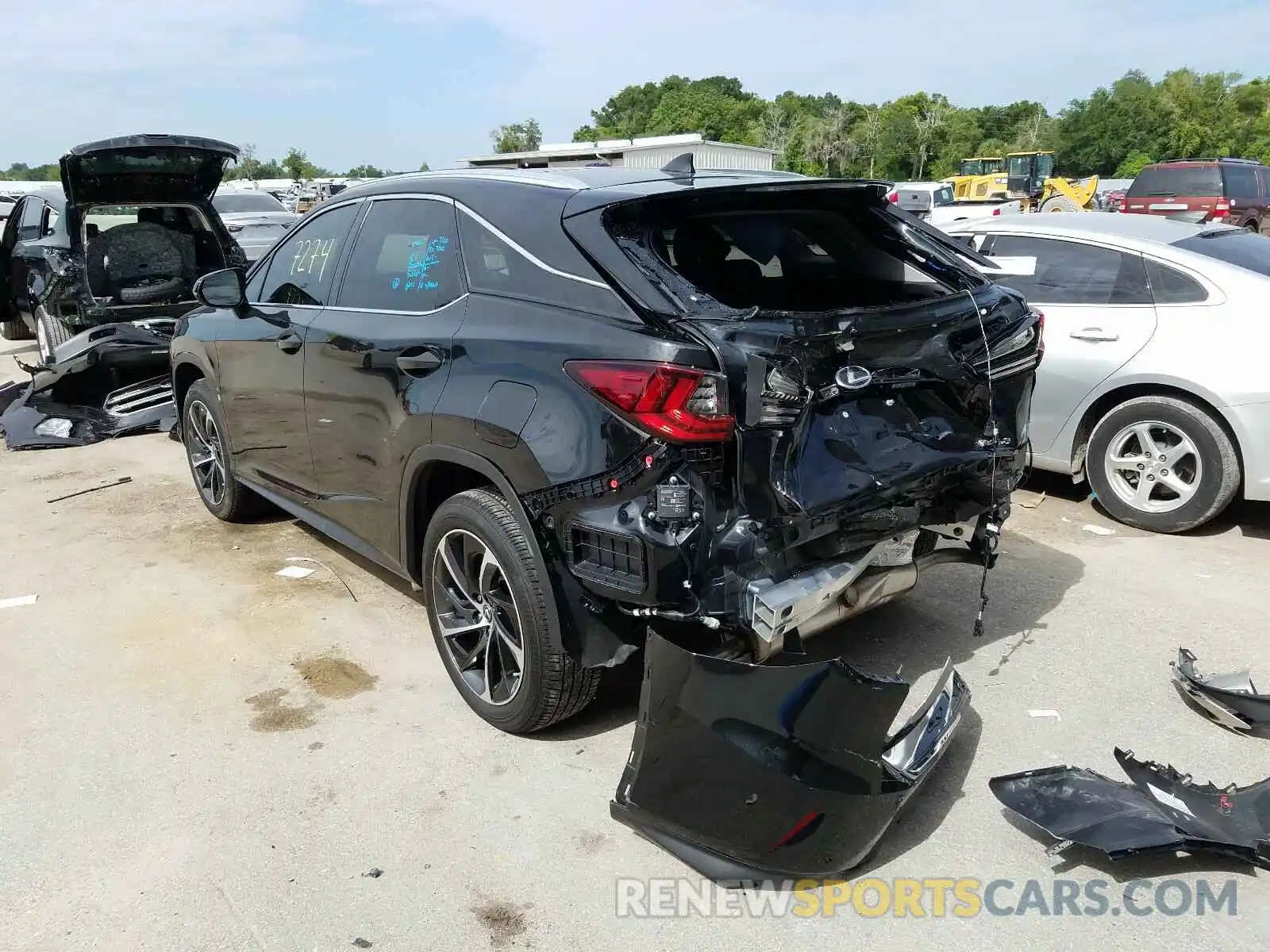 3 Photograph of a damaged car 2T2ZZMCA4KC147225 LEXUS RX 350 BAS 2019