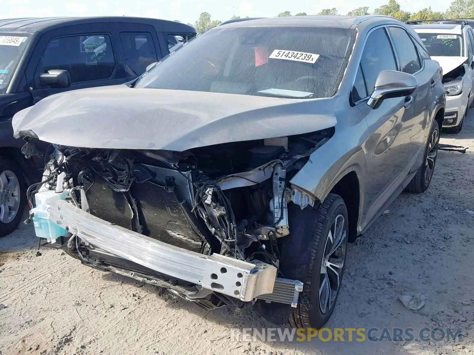 2 Photograph of a damaged car 2T2ZZMCA4KC150335 LEXUS RX 350 BAS 2019