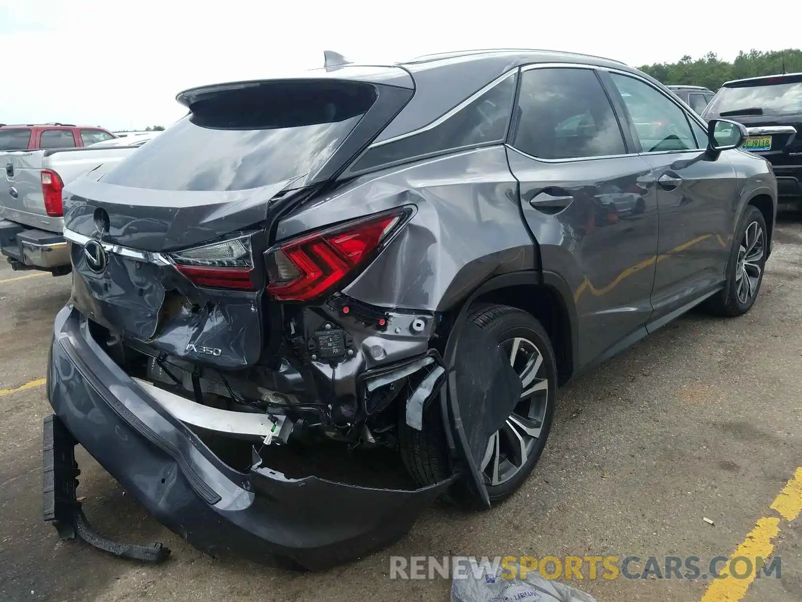 4 Фотография поврежденного автомобиля 2T2ZZMCA5KC121488 LEXUS RX 350 BAS 2019