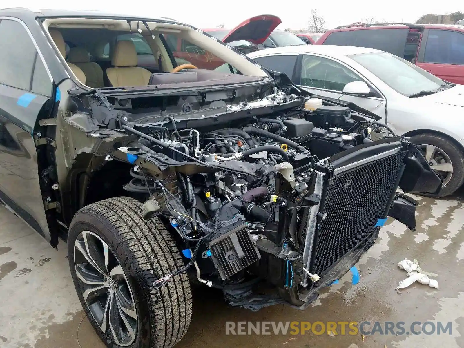 9 Фотография поврежденного автомобиля 2T2ZZMCA6KC117532 LEXUS RX 350 BAS 2019