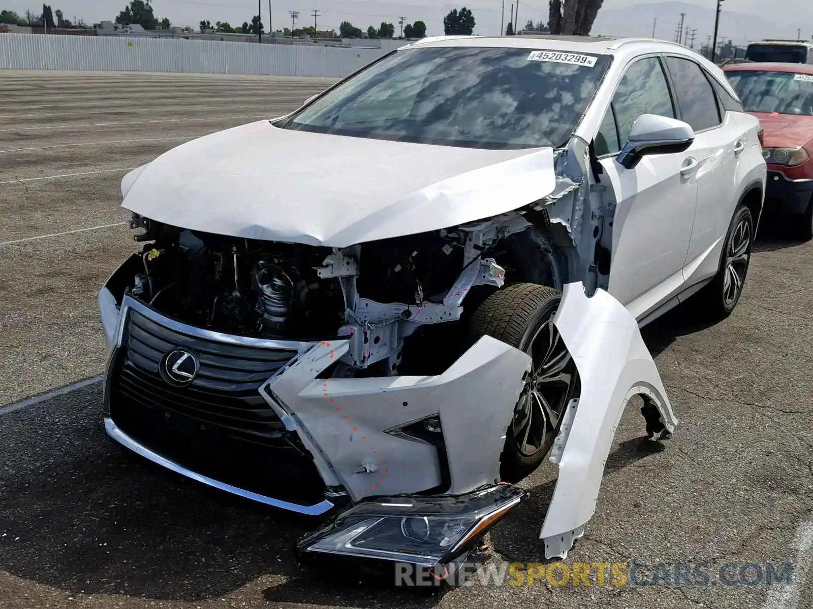 2 Фотография поврежденного автомобиля 2T2ZZMCA6KC117885 LEXUS RX 350 BAS 2019